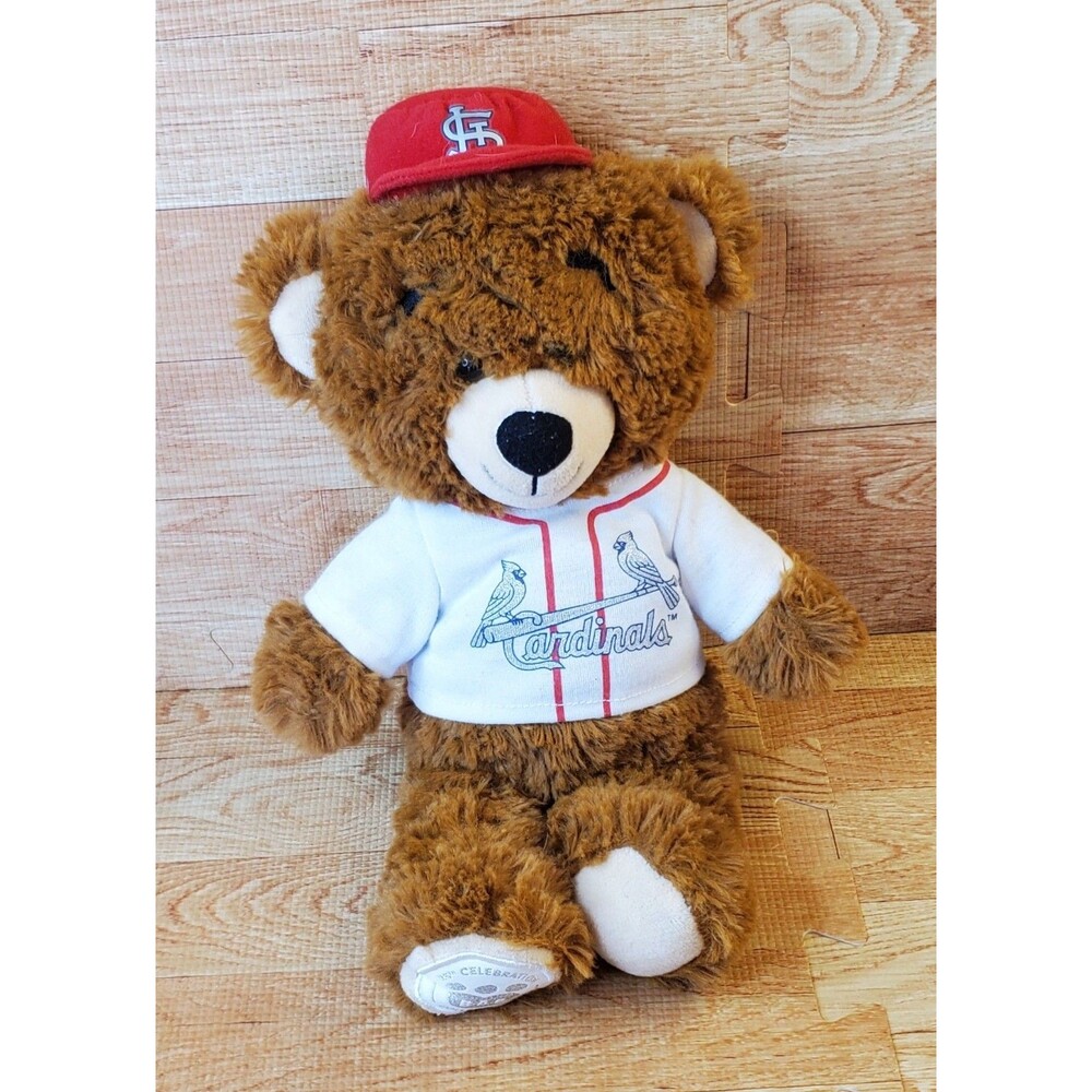 St Louis Cardinals Bear Plush Stuffed Animal 25th Celebration Build A Bear Promo